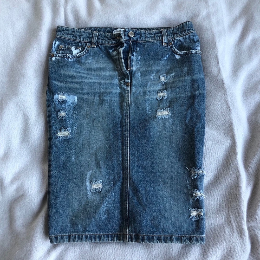 Dolce&Gabbana Denim Skirt like new!